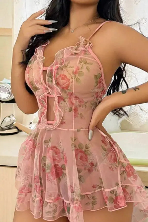 Blushing Petals Babydoll