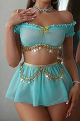 Enchanting Princess Belly Dancer Costume Set