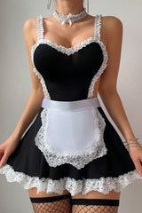 Sexy Black Maid Costume Lingerie