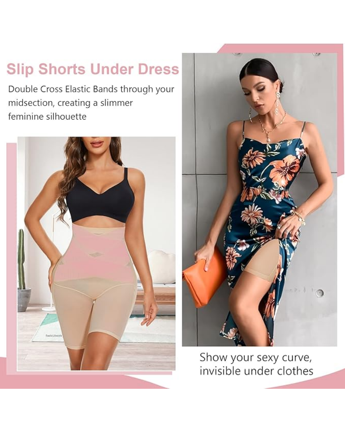 Comfort High Waisted Body Shaper Shorts Seamless no Rolling Thigh Slimmer