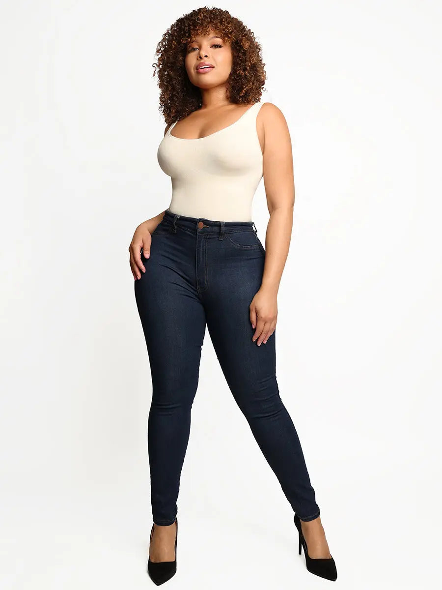 Classic Ivory Slimming Bodysuit Tank