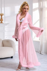 Old-Hollywood Pink Romance Robe
