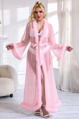 Old-Hollywood Pink Romance Robe