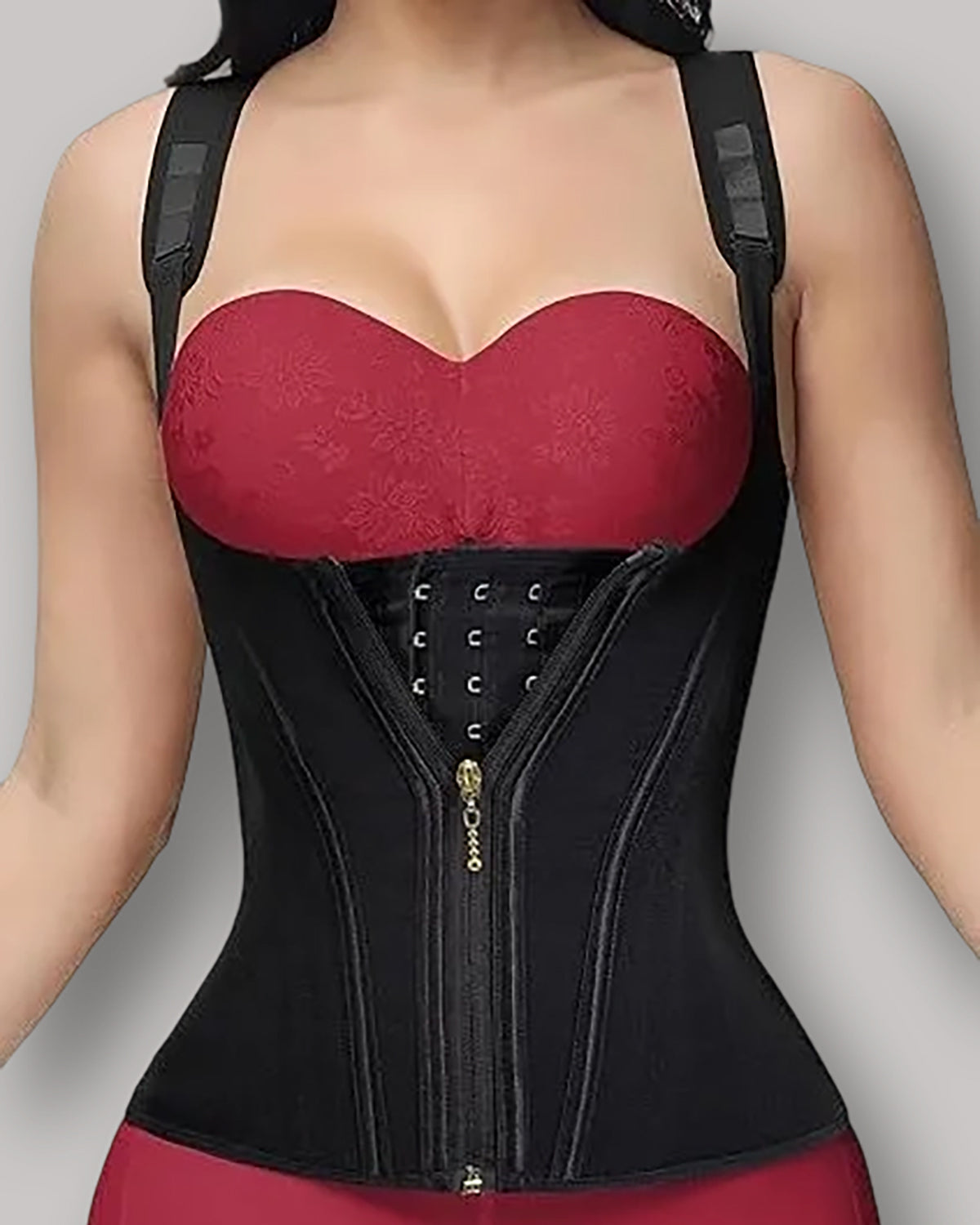 Waist Trainer for Women Corset Vest Body Shaper Cincher Trimmer Tank Top Sport Girdle with Steel Bones