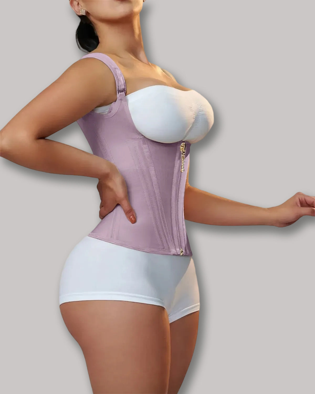Waist Trainer for Women Corset Vest Body Shaper Cincher Trimmer Tank Top Sport Girdle with Steel Bones