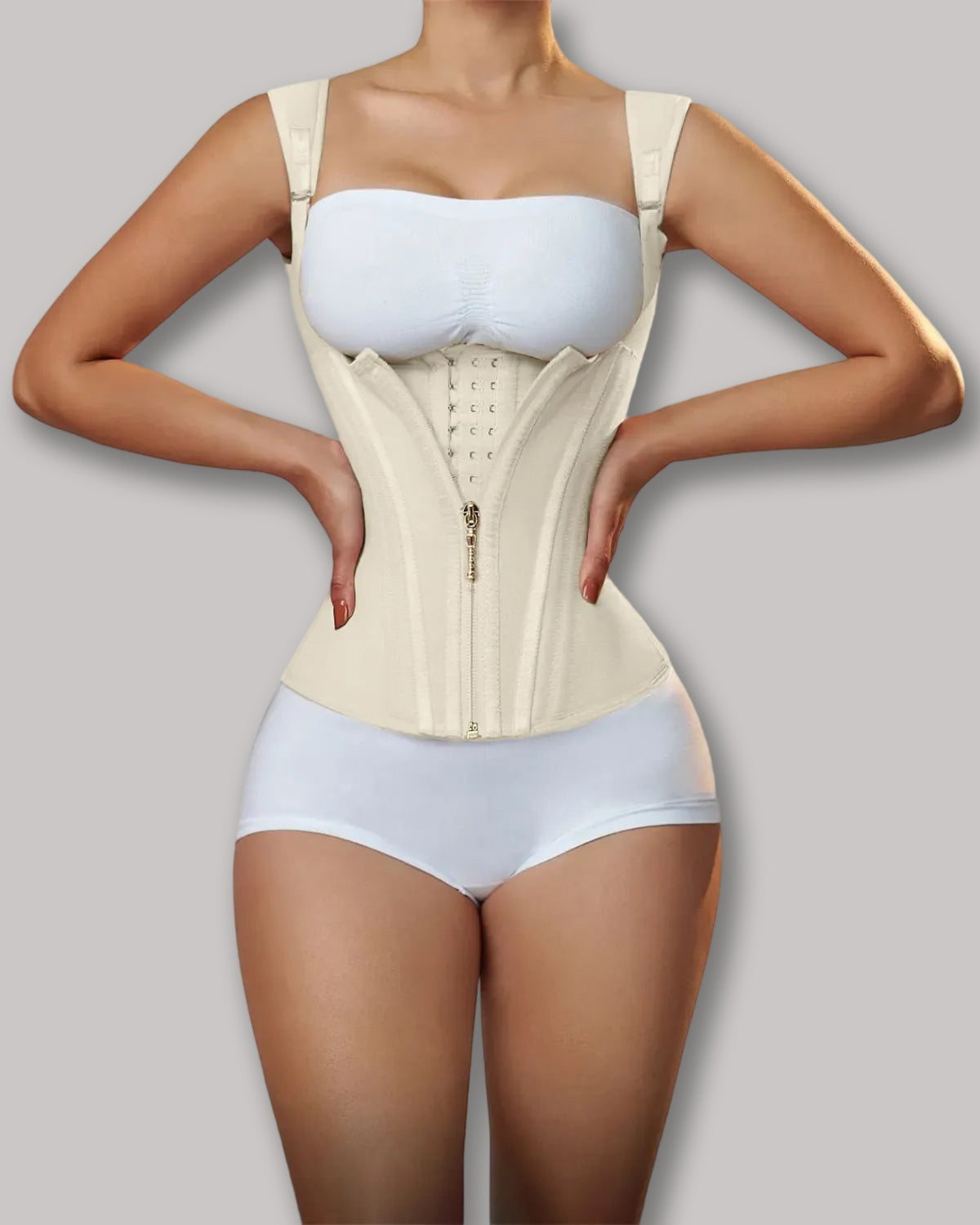 Waist Trainer for Women Corset Vest Body Shaper Cincher Trimmer Tank Top Sport Girdle with Steel Bones