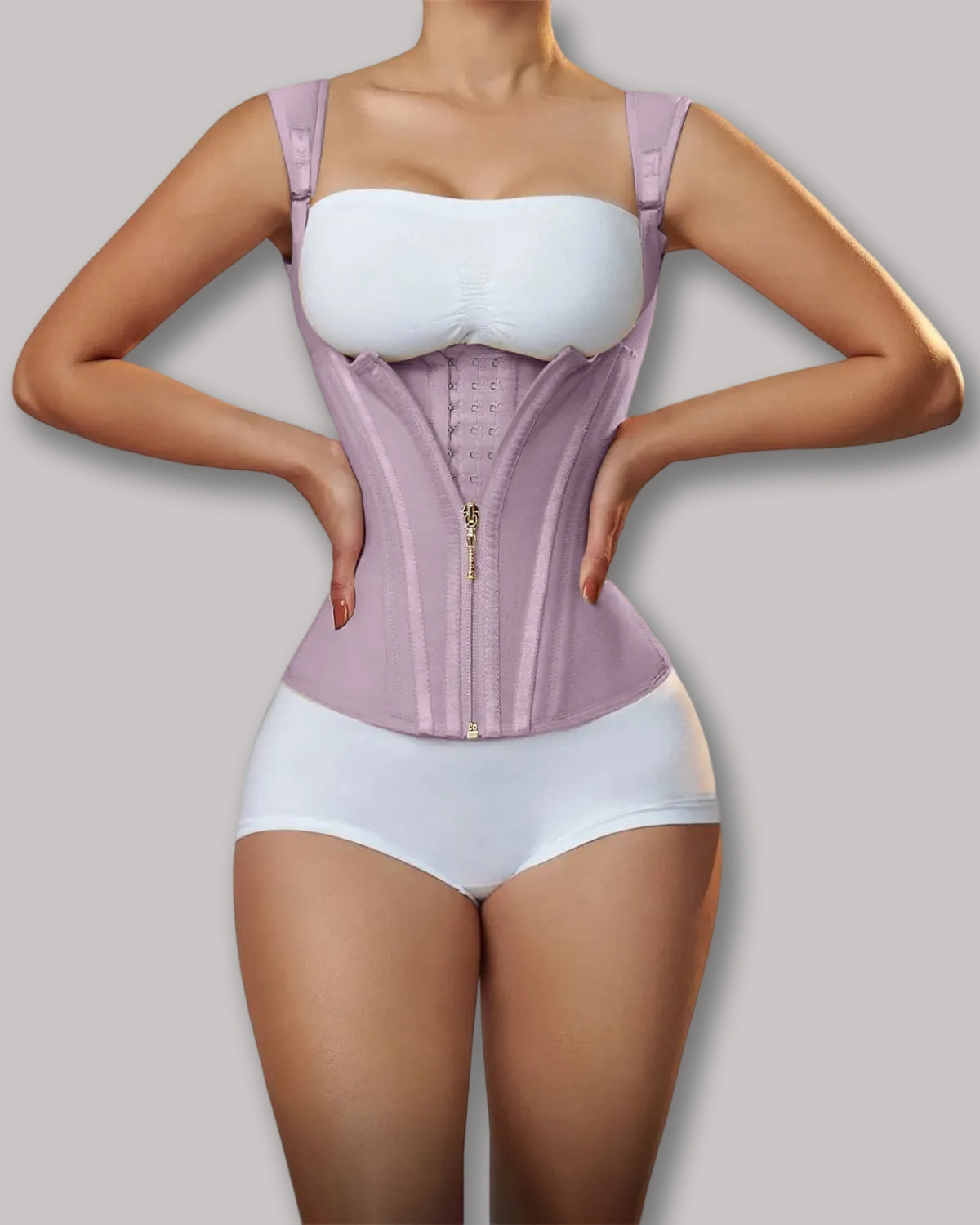 Waist Trainer for Women Corset Vest Body Shaper Cincher Trimmer Tank Top Sport Girdle with Steel Bones