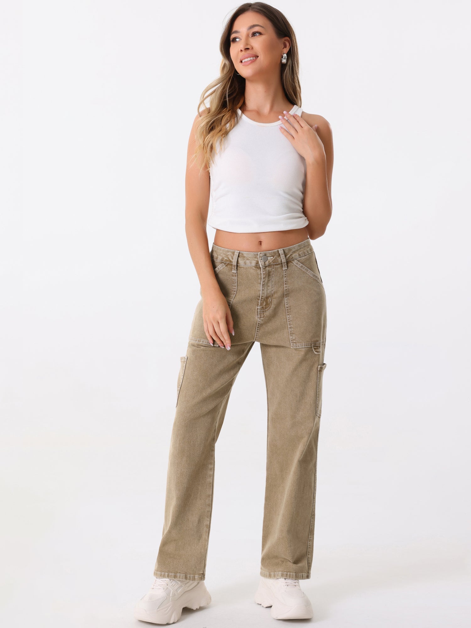 High Waist Baggy Y2K Street Casual Cargo Pants