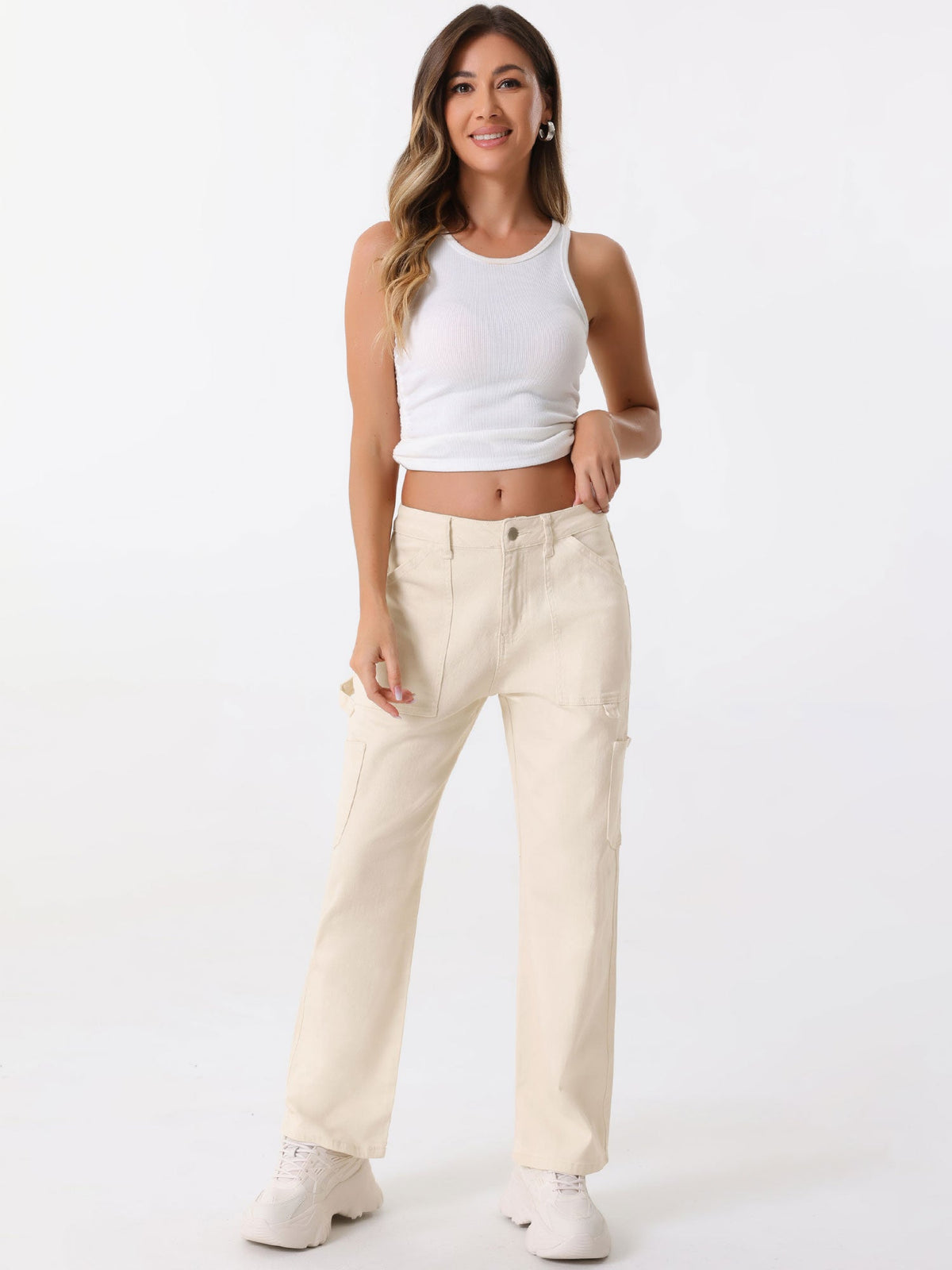 High Waist Baggy Y2K Street Casual Cargo Pants