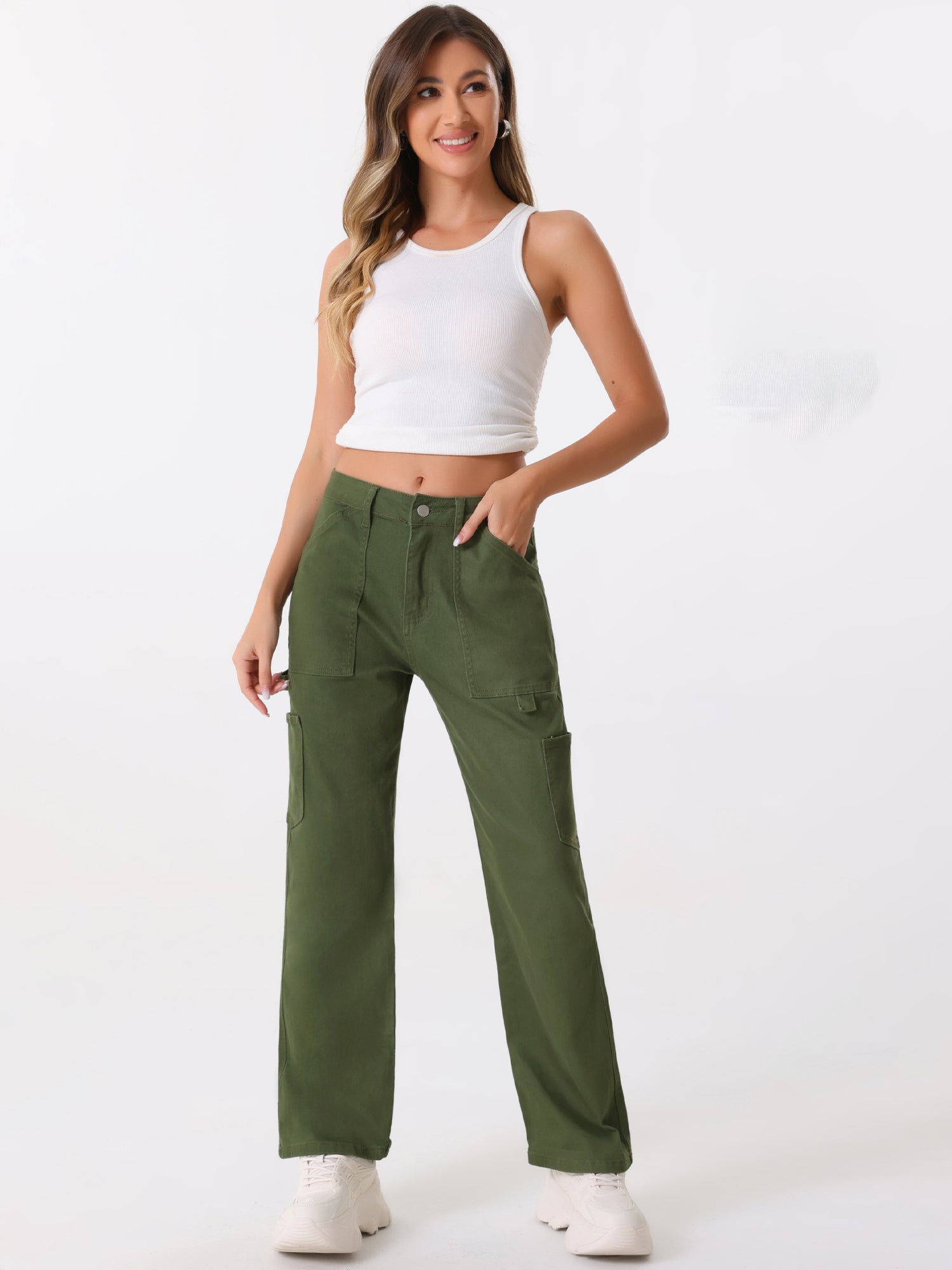 High Waist Baggy Y2K Street Casual Cargo Pants