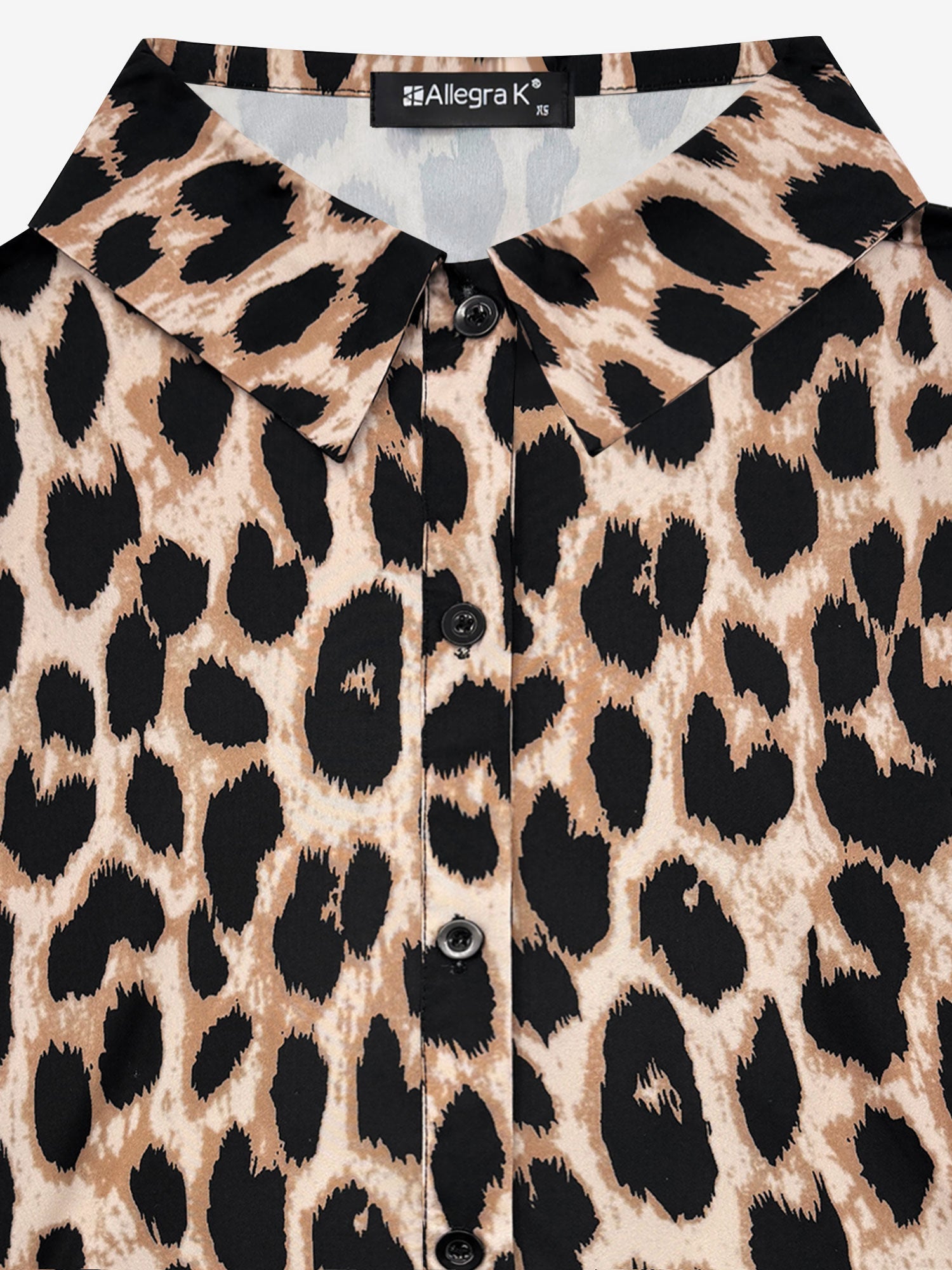 Leopard Print Sleeveless Tie Waist Wide Legs Jumpsuits