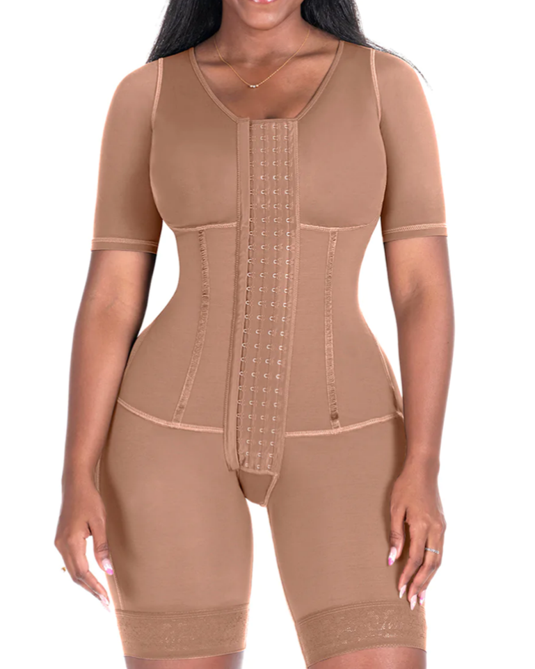 Shapewear for Women Tummy Control Fajas Waist Trainer Bodysuits Butt Lifter Upper Arm Compression Shaper
