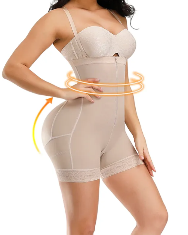 Corset Tummy Control Panties Shapewear For Women Tummy Control Fajas Body Shaper Zipper Open Bust Bodysuit