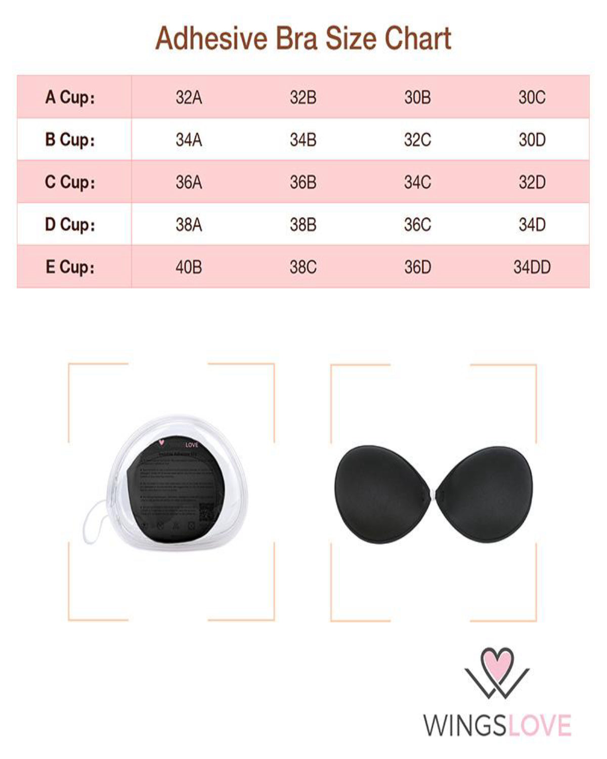 Adhesive Push-up Reusable Self Silicone Bra