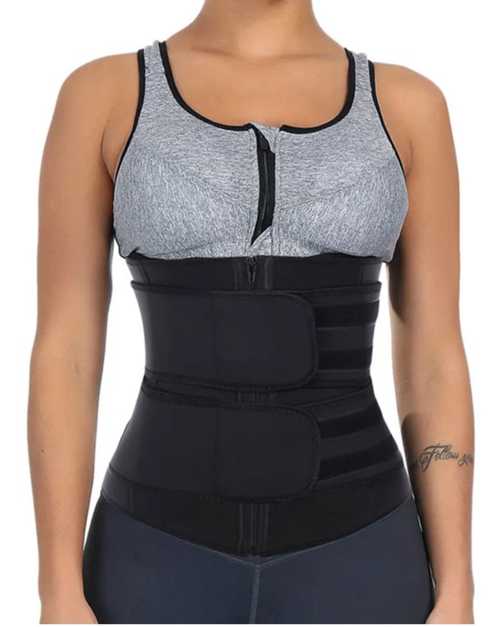 Neoprene Sauna Waist Trainer Corset Sweat Belt for Women Weight Loss Compression Trimmer Workout Fitness