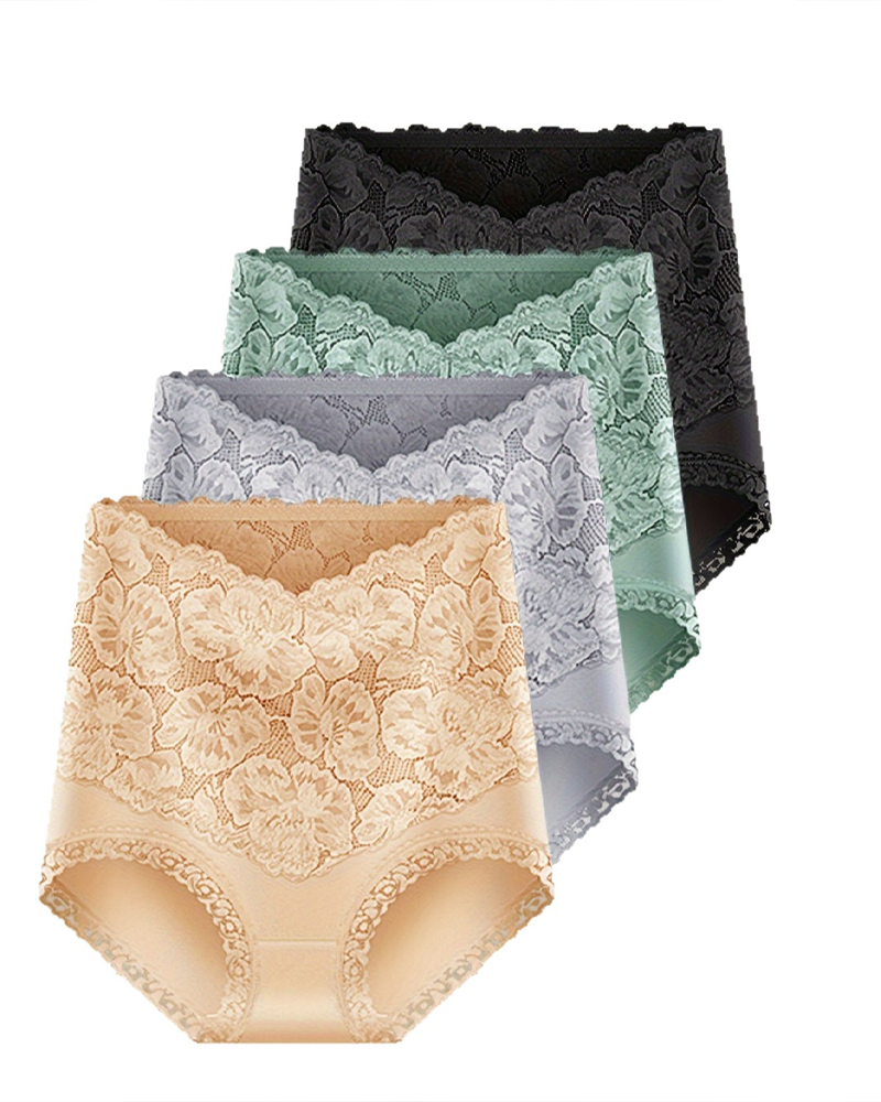 Buttock-Lifting Tummy-Flattening Lace Panties