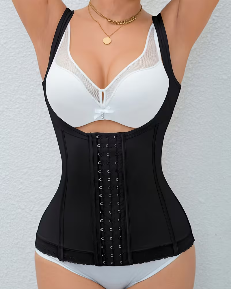 Hook-And-Eye Tummy Control Shapewear Tank
