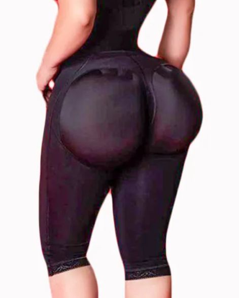 Women's Hip Shaping Knee-length High Waist Shorts