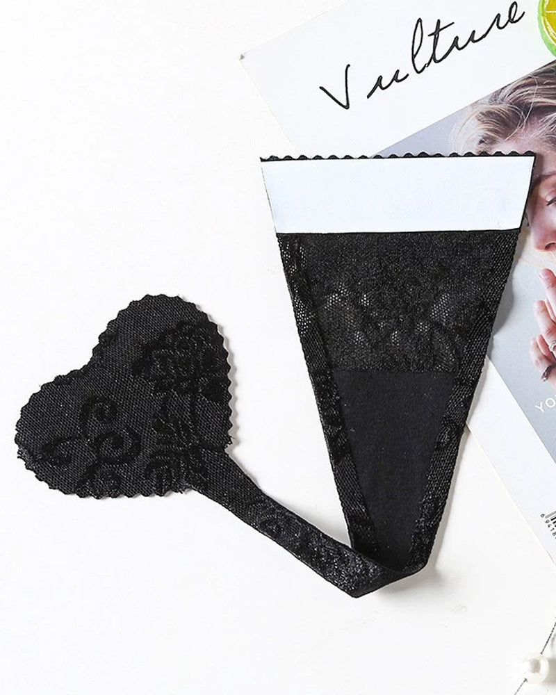 Sexy Reusable Silicone Self-Adhesive T-Back Panties