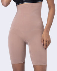 Seamless Tummy-Controlling Butt-Lifting and Body-Sculpting Shorts with High Stretch
