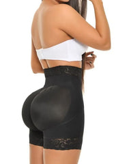 High Waist Push Up Shorts With 3 Rows Of Bootylicious Enhancement Snaps