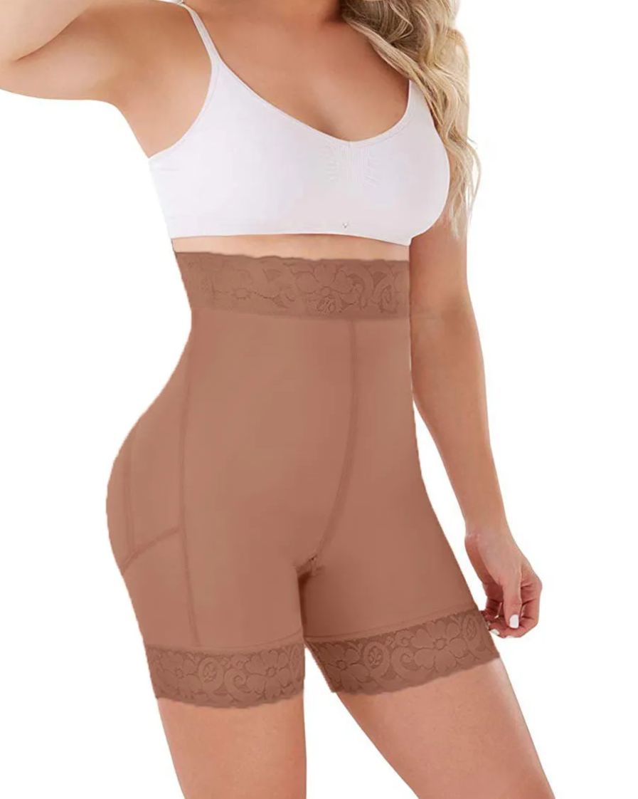 Butt Lifter High-Compression Girdle With Perineal Zipper