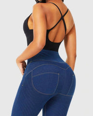 Plunge Shaper Thong Bodysuit