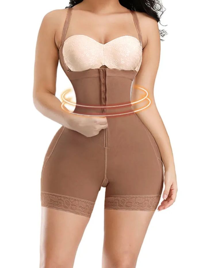 Corset Tummy Control Panties Shapewear For Women Tummy Control Fajas Body Shaper Zipper Open Bust Bodysuit