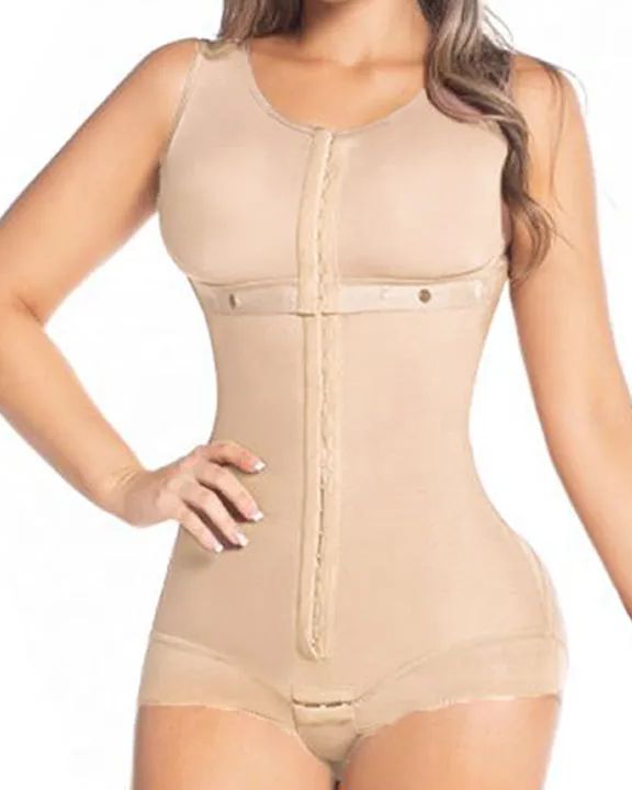 Shapewear For Women Hook And Eye Closure Breast Support Tummy Control Triangle Bodysuit Bodyshaper
