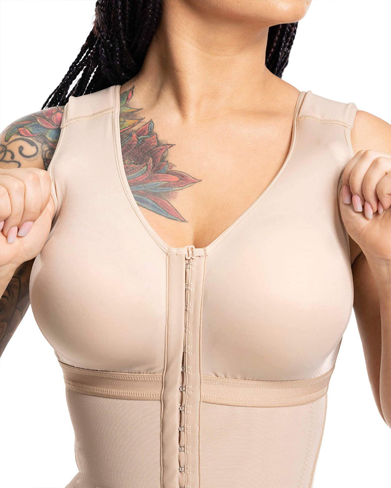 Adjustable Tummy Control Shapewear Fajas with Bra