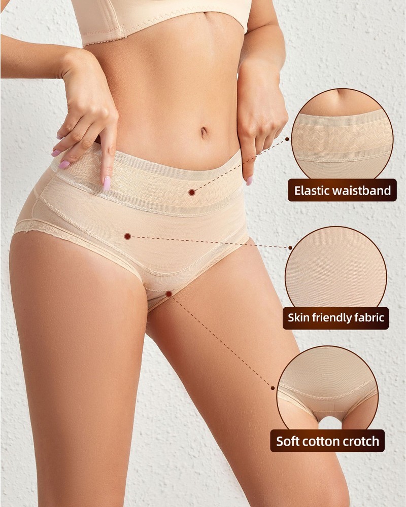 Postpartum Breathable Tummy Control Waist Shaper Butt Lifting Shapewear Underwear