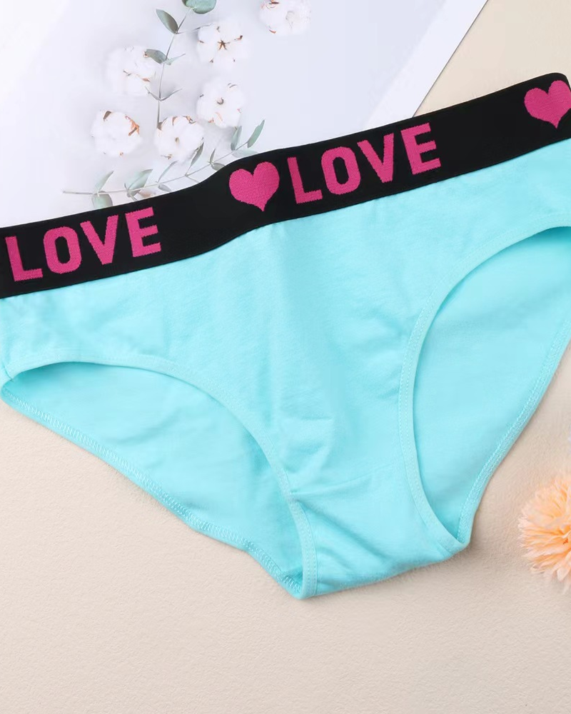 Soft Comfortable Stylish Sports Letter Underwear
