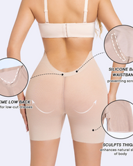 Thin High-Waisted Hip-Lifting Shorts Tight-Fitting Postpartum Shaping Waist-Cinching Safety Pants