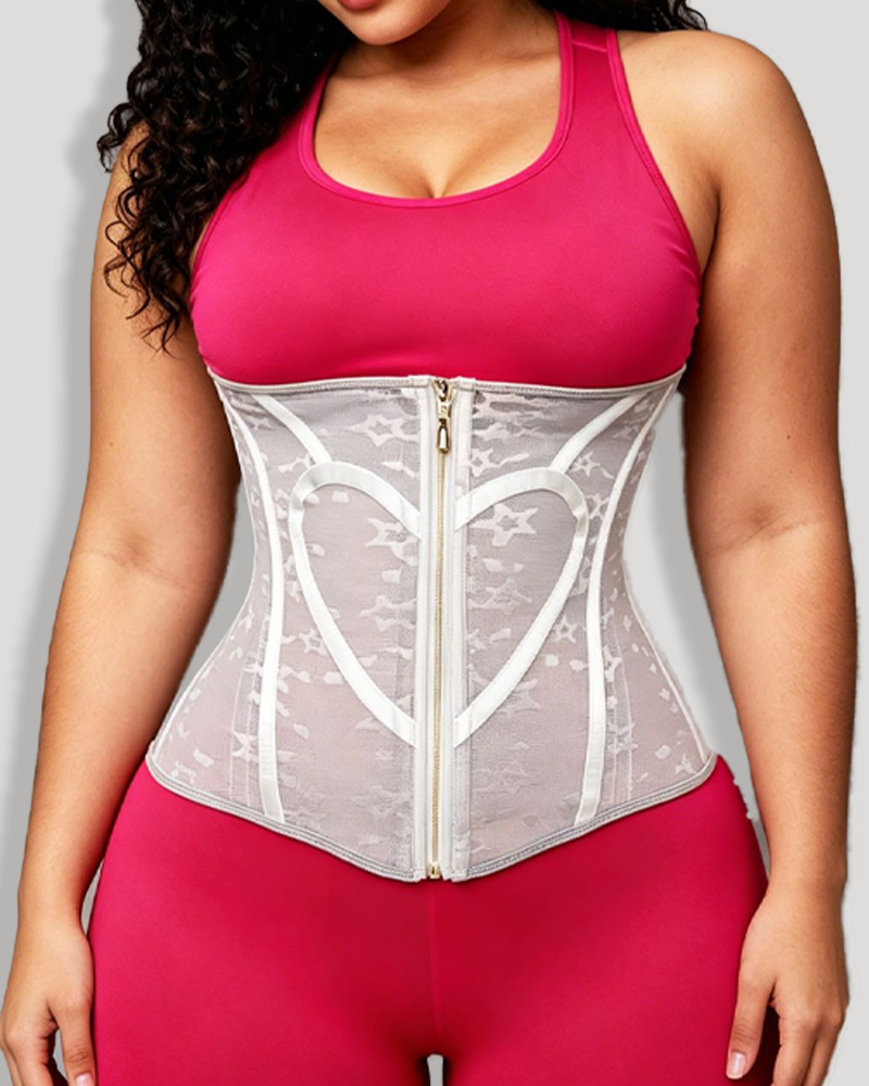 17-Bone Mesh Breathable Waist Trainer Corset