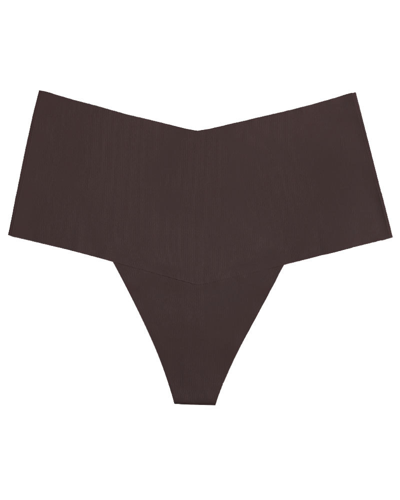 Mid-Waist Seamless Non-Pinch Ice Silk Breathable Thong Underwear