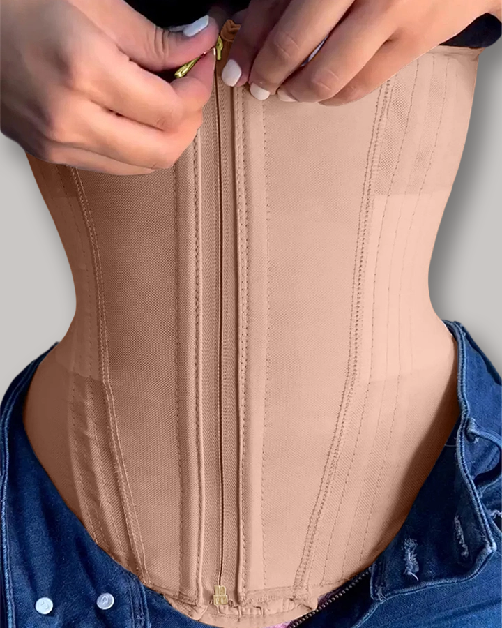 Zip & Breasted Body Shaper Tank Top