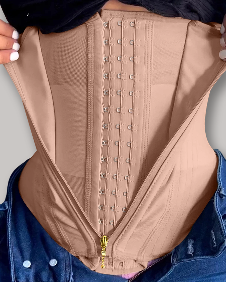 Zip & Breasted Body Shaper Tank Top