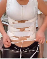 Women's Waist Trainer Tighten Lower Bust Corset Steel Bones Hourglass Shapewear Inflatable