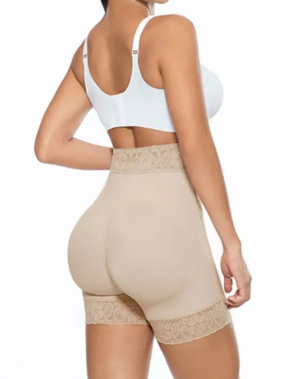 Women Butt Lifter High Waist Hip Enhancer Pads Underwear Shapewear Lace Padded Control Panties