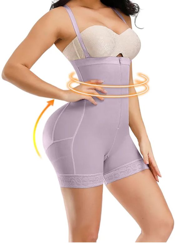Corset Tummy Control Panties Shapewear For Women Tummy Control Fajas Body Shaper Zipper Open Bust Bodysuit