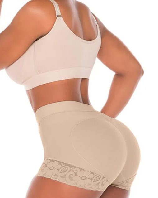 High Waist Women Hip Enhancer Shapewear Tummy Control Lace Body Shaper