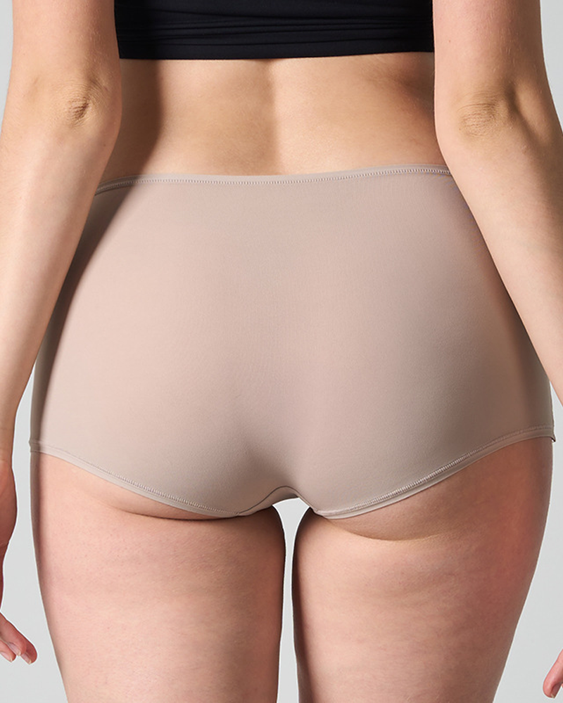 High Stretch Naked Feeling Antibacterial Mid-Waist Sports Boxer Briefs