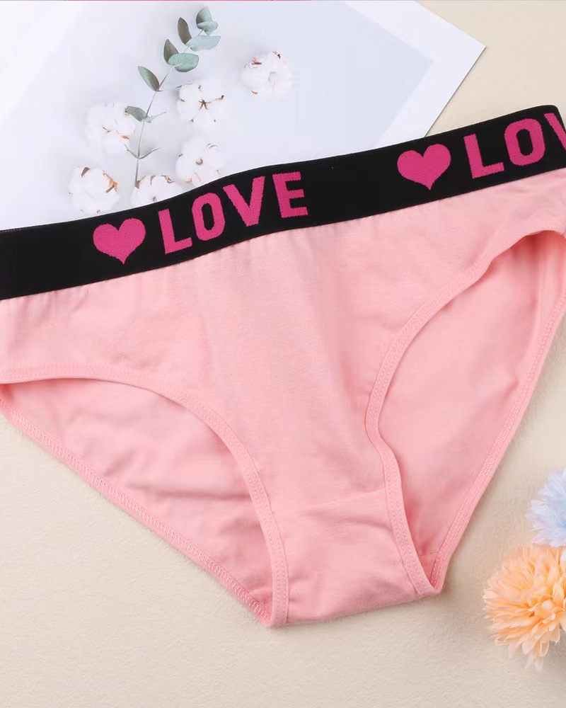 Soft Comfortable Stylish Sports Letter Underwear