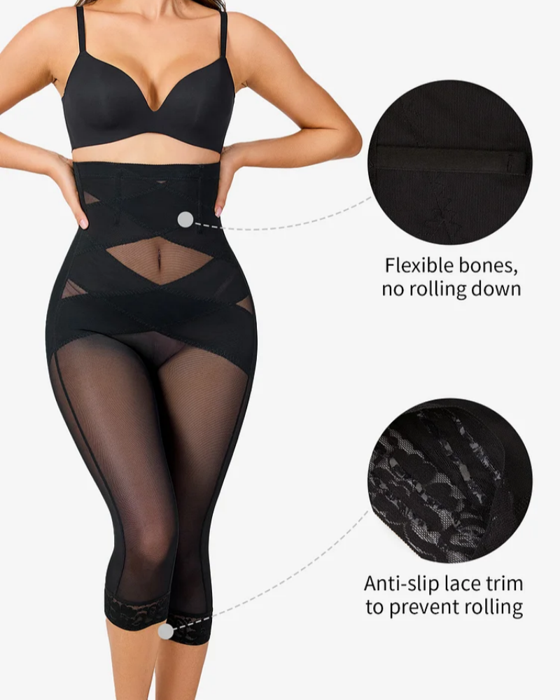 Curvy-faja Air Mesh Thigh Slimmer Pants