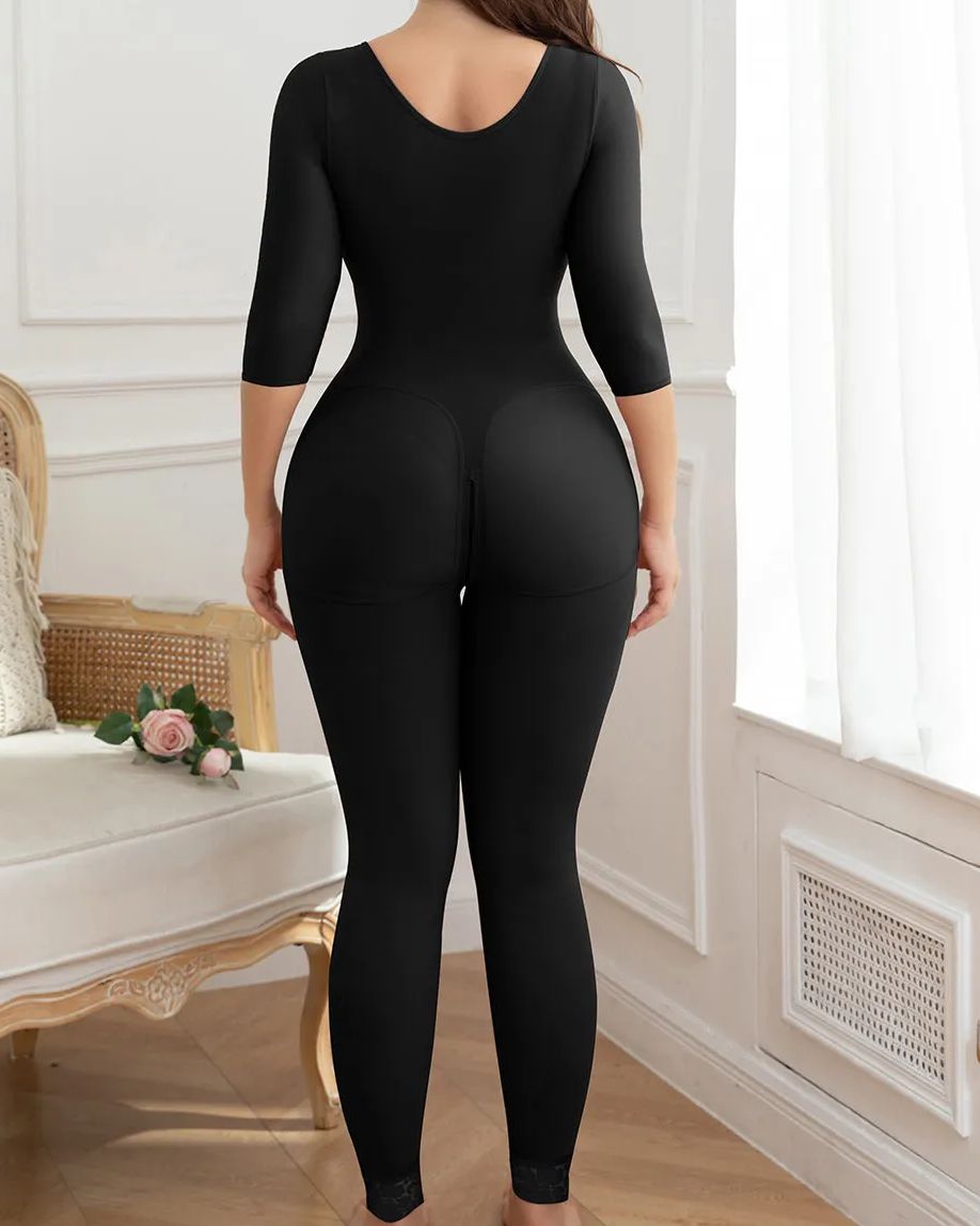 Long Sleeve Long Leg Shaping Garment After Liposuction