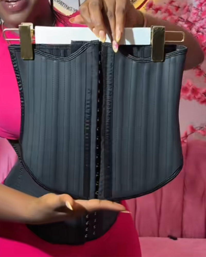 Latex Waist Trainer 25-Steel Boned Binders Corset