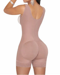 Compression Seamless Fajas Girdle Short With High Back
