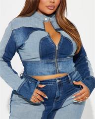 Patchwork Denim Jacket