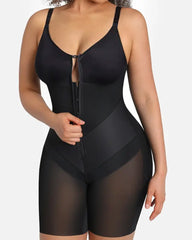 Women's Tummy Control and Hip Lifting Full Body Shapewear with Front Zipper