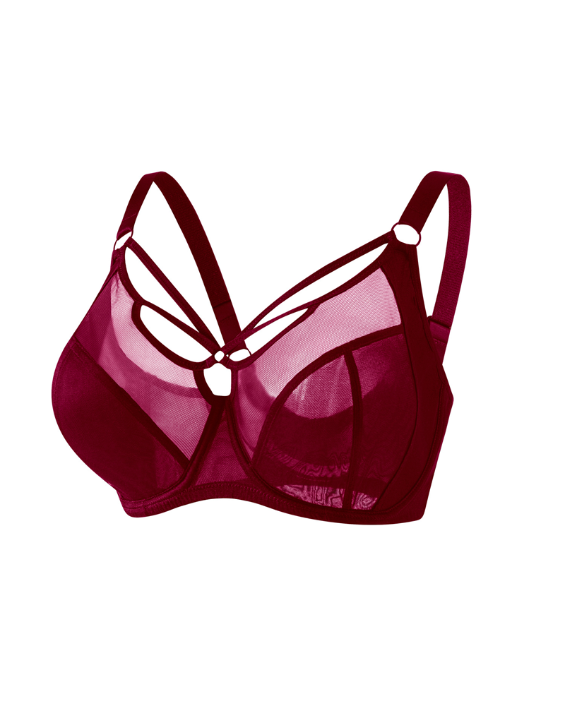 Push-Up Anti-Sagging Breathable Thin Full-Cup Bra